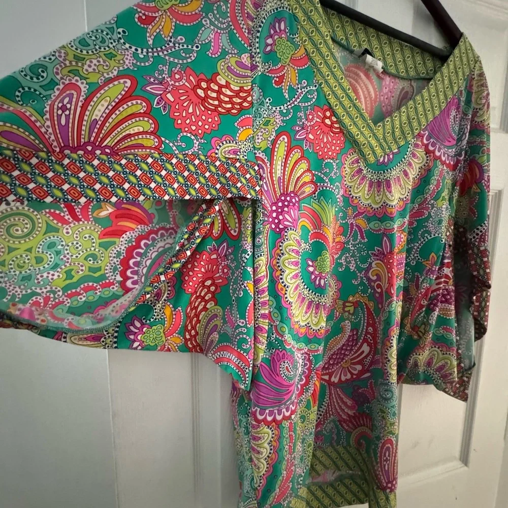 Trina Turk tunic swim coverup dress - Picture 2 of 5